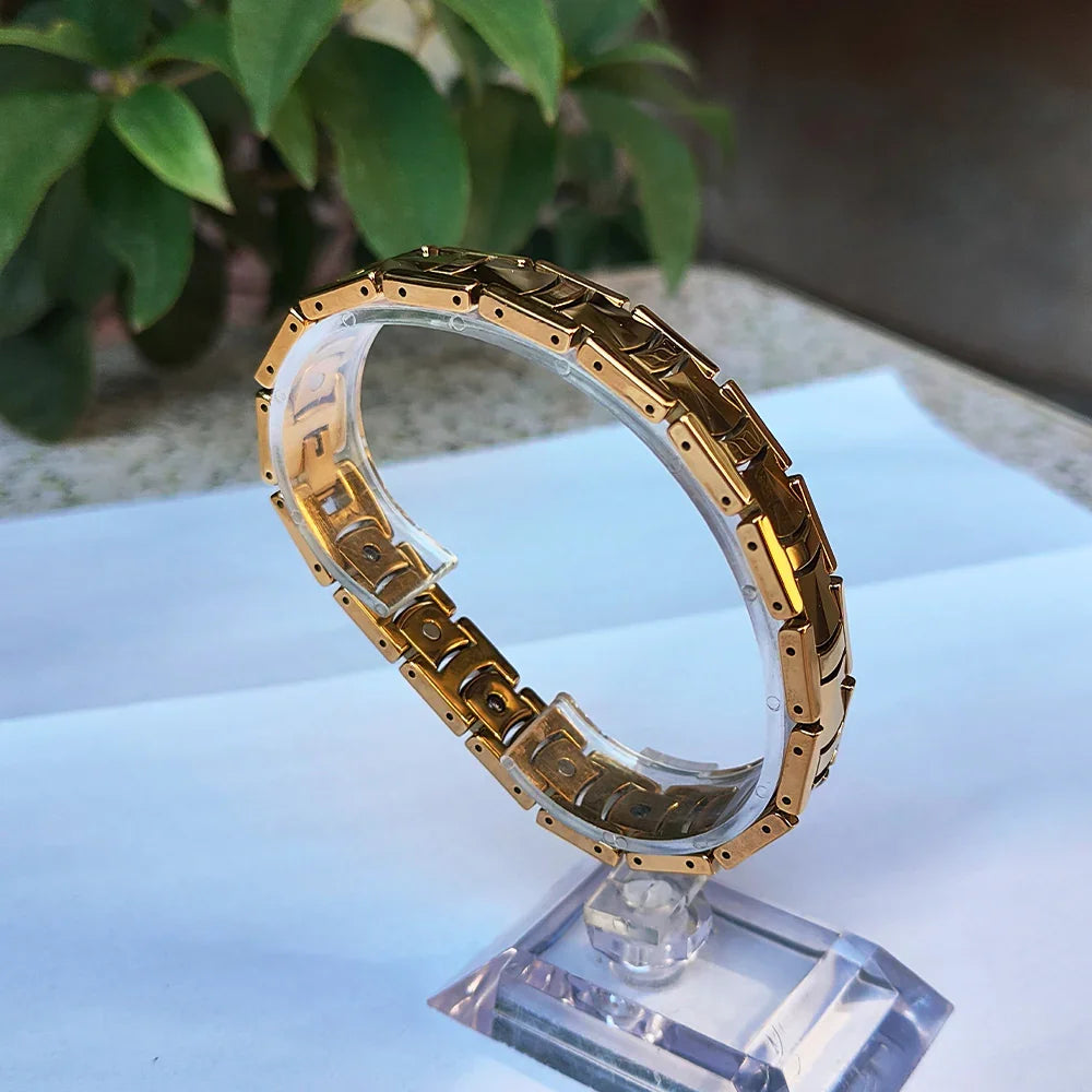 Magnetic Bracelets Tungsten Gold Magnetic Bracelet For Father