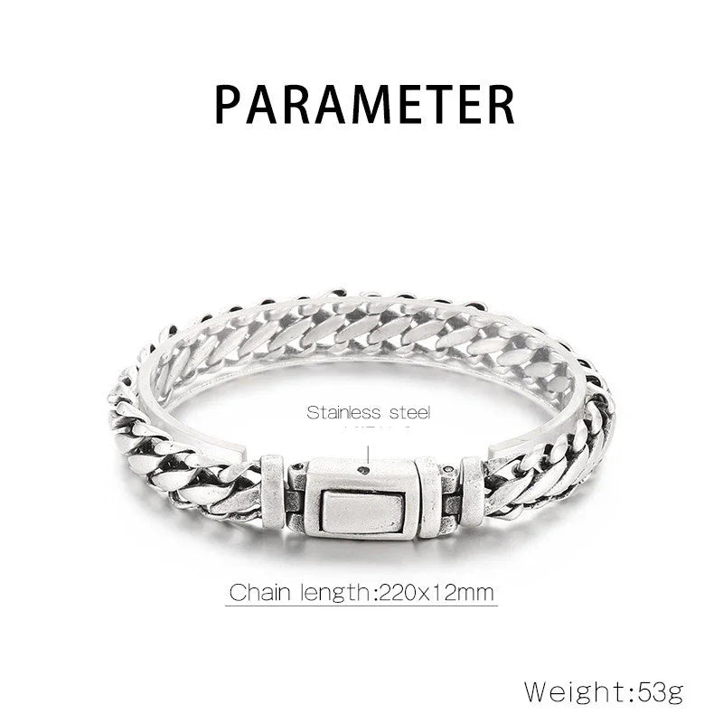 Silver Bracelets For Men roma steel bracelet - CIVIBUY