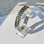 Biker Bracelet Bracelets Men's Stainless Motorcycle Chain Bracelet BS-5T - CIVIBUY