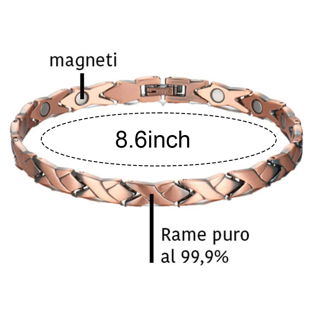 Pure Copper Magnetic Bracelet Gauss For Mother RP-G22