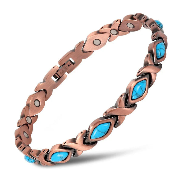 Pure Copper Magnetic Bracelet 3000 Gauss Magnetic Copper Bracelets for Women