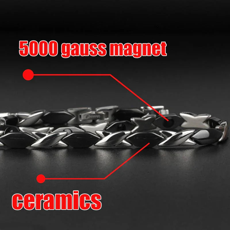 Magnetic Therapy Headaches Blood circulation Necklace Ceramics necklace - CIVIBUY