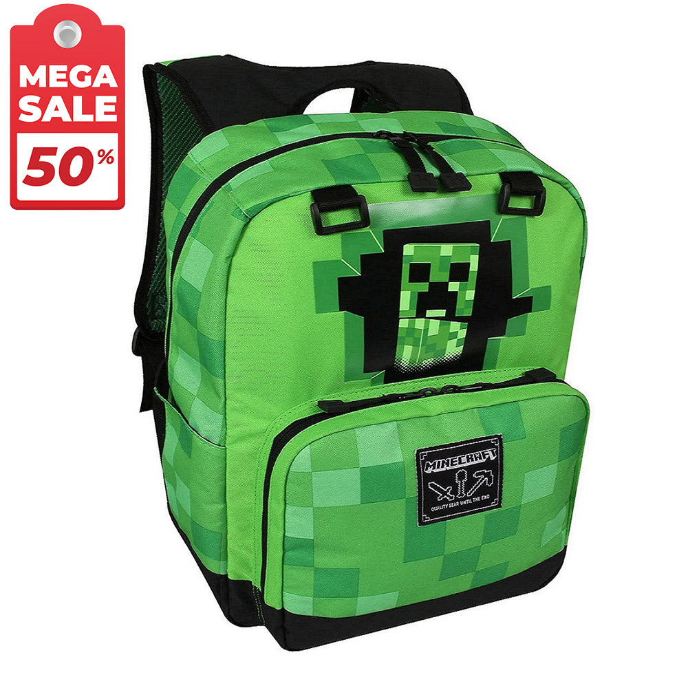 Creeper Green back to schoold backpack for kid cool school bag GXF-S3 - CIVIBUY