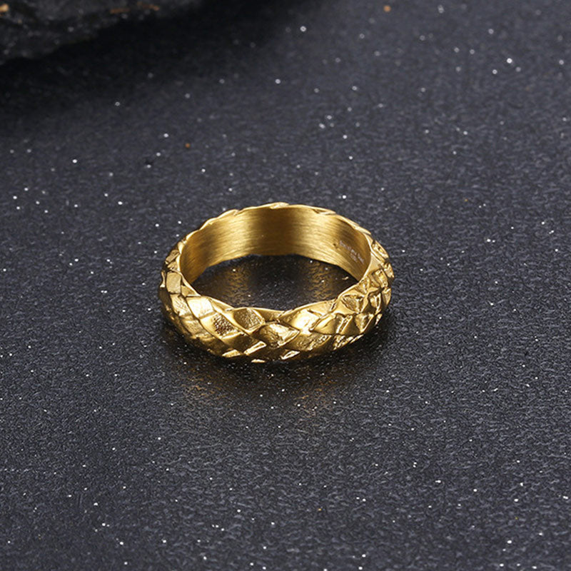 Dragon Signet Ring in Solid 18k Gold for men - CIVIBUY