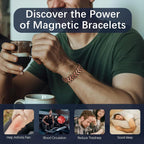  Pure Copper Magnetic Bracelet with Double Row Magnets