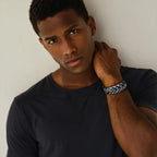 Heavy Study Steel Large Link Motorcycle Bike Bracelet, crafted for durability and style under $30