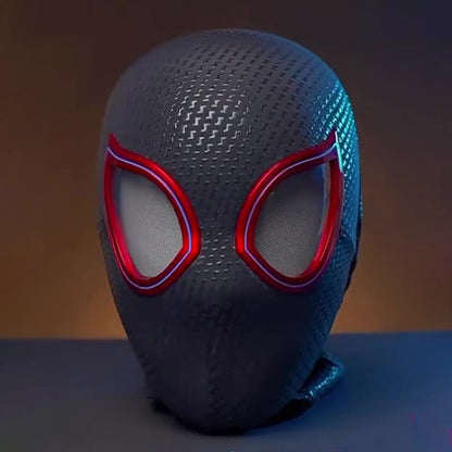 Spidey Mask Miles Headgear Cosplay Moving Eyes Electronic Mask Spider Toys - CIVIBUY