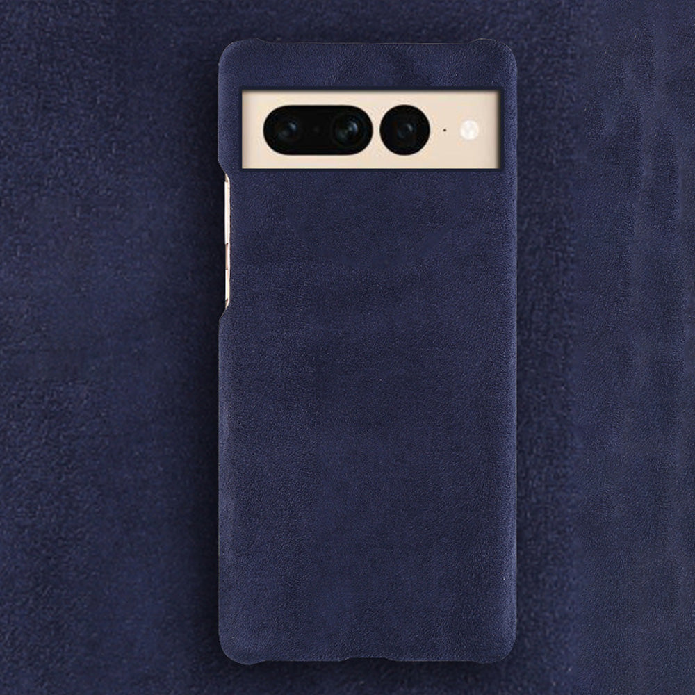 Premium Fuzzy Leather Phone Case for Google Pixel 9 Pro 