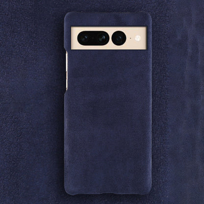 Premium Fuzzy Leather Phone Case for Google Pixel 9 Pro 