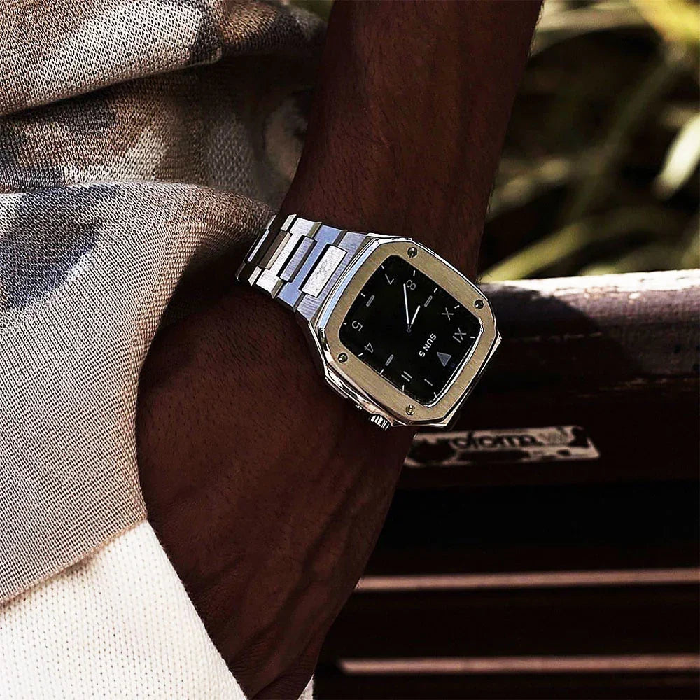 Gold apple watch series 9 45mm Case 【BD-B45s】 - CIVIBUY