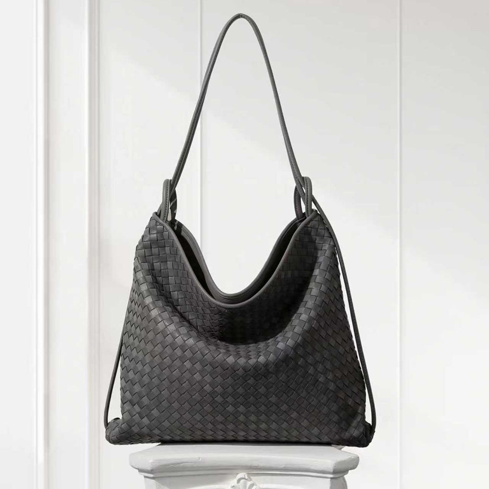 Women’s Brown Tote Bag Soft Slouchy Top Handle Handbag for Daily