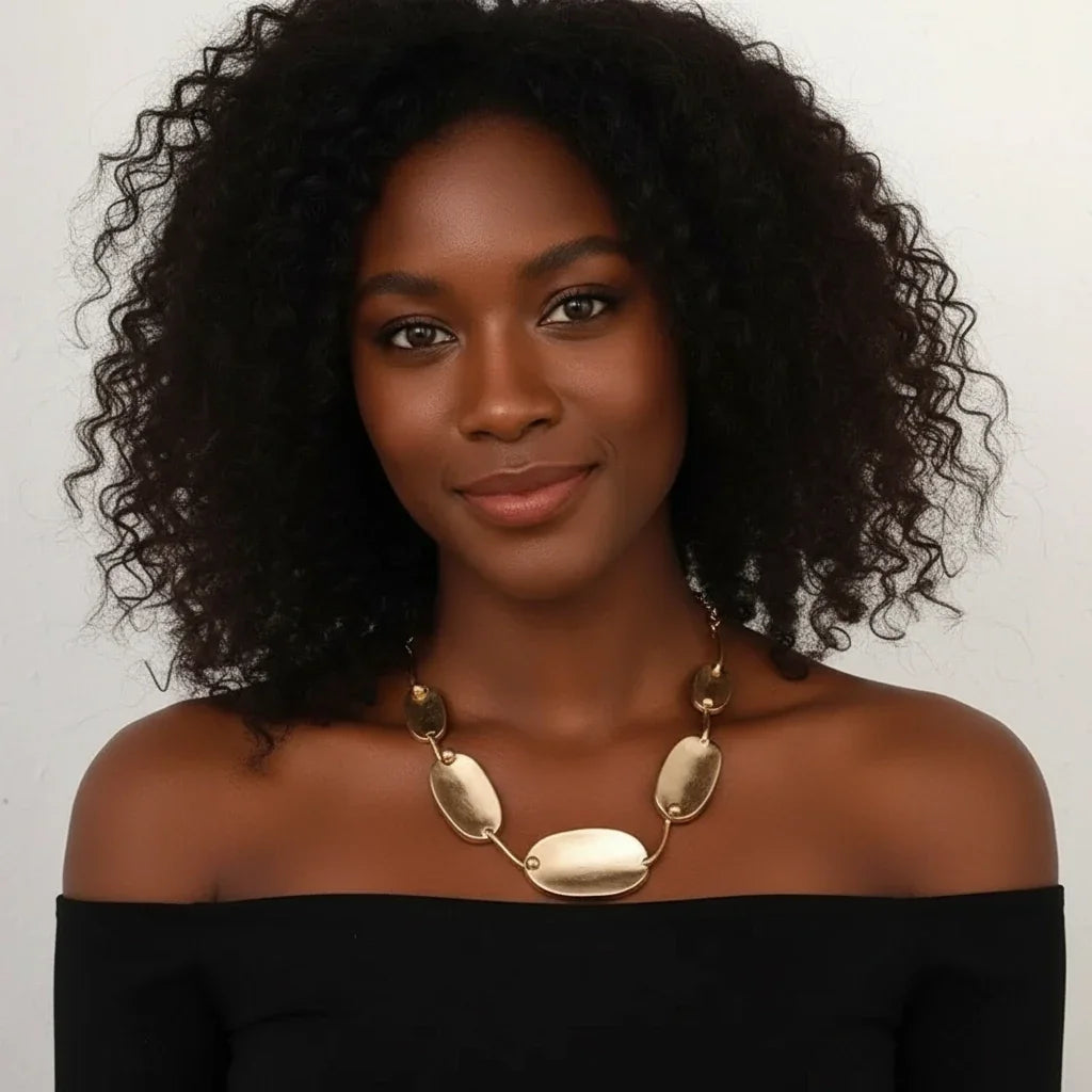 Matte & Shine textured long necklace wholesale collection. Shop trendy, unique jewelry near CA, US now at civibuy.com.