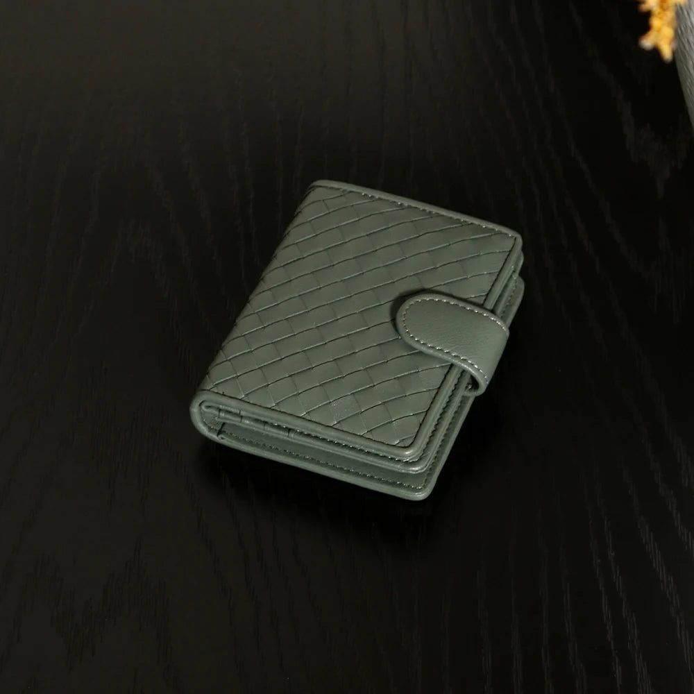 Artisanal Short Handwoven Bi-Fold Wallet