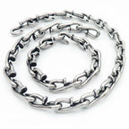 Crazy Max Butcher Hook Necklace And Bracelet Set HipHop Jewelry