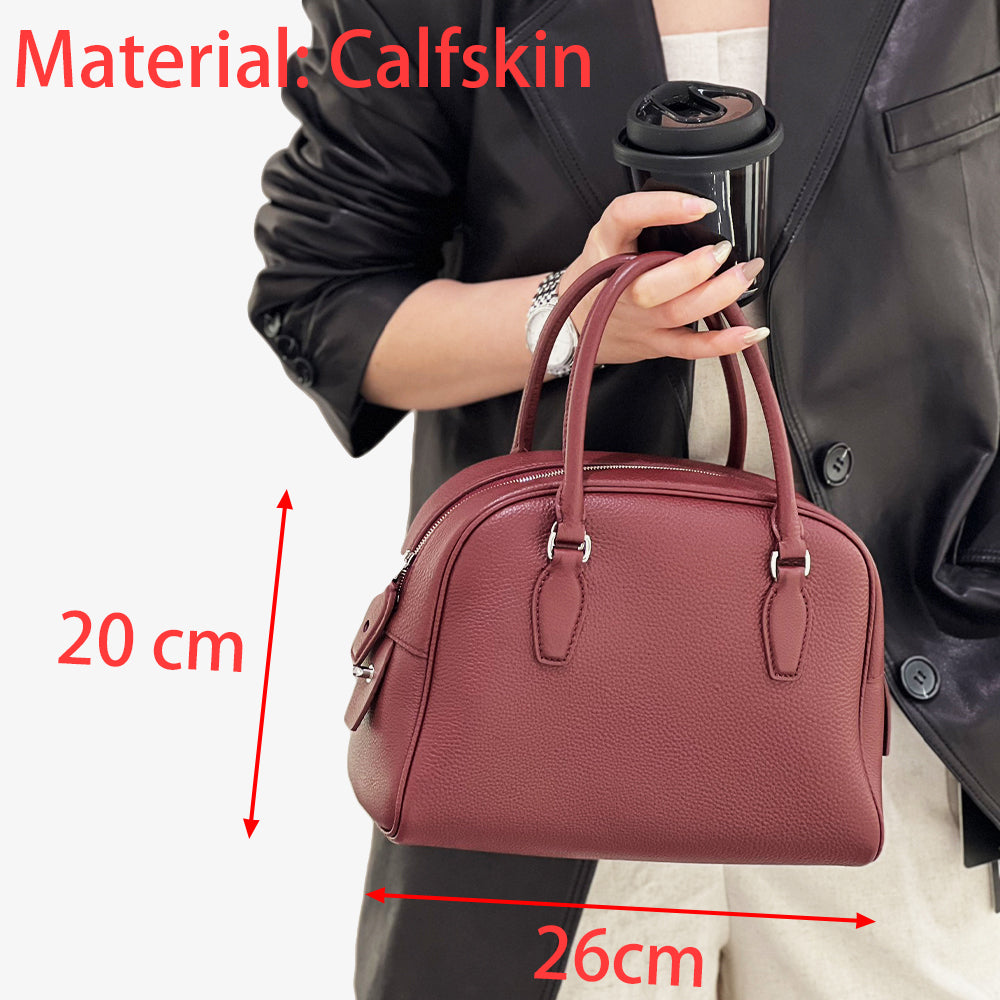 Women's Calfskin Leather Tote Bag Stylish & Durable Leather Tote for Everyday Use,BGD-G3