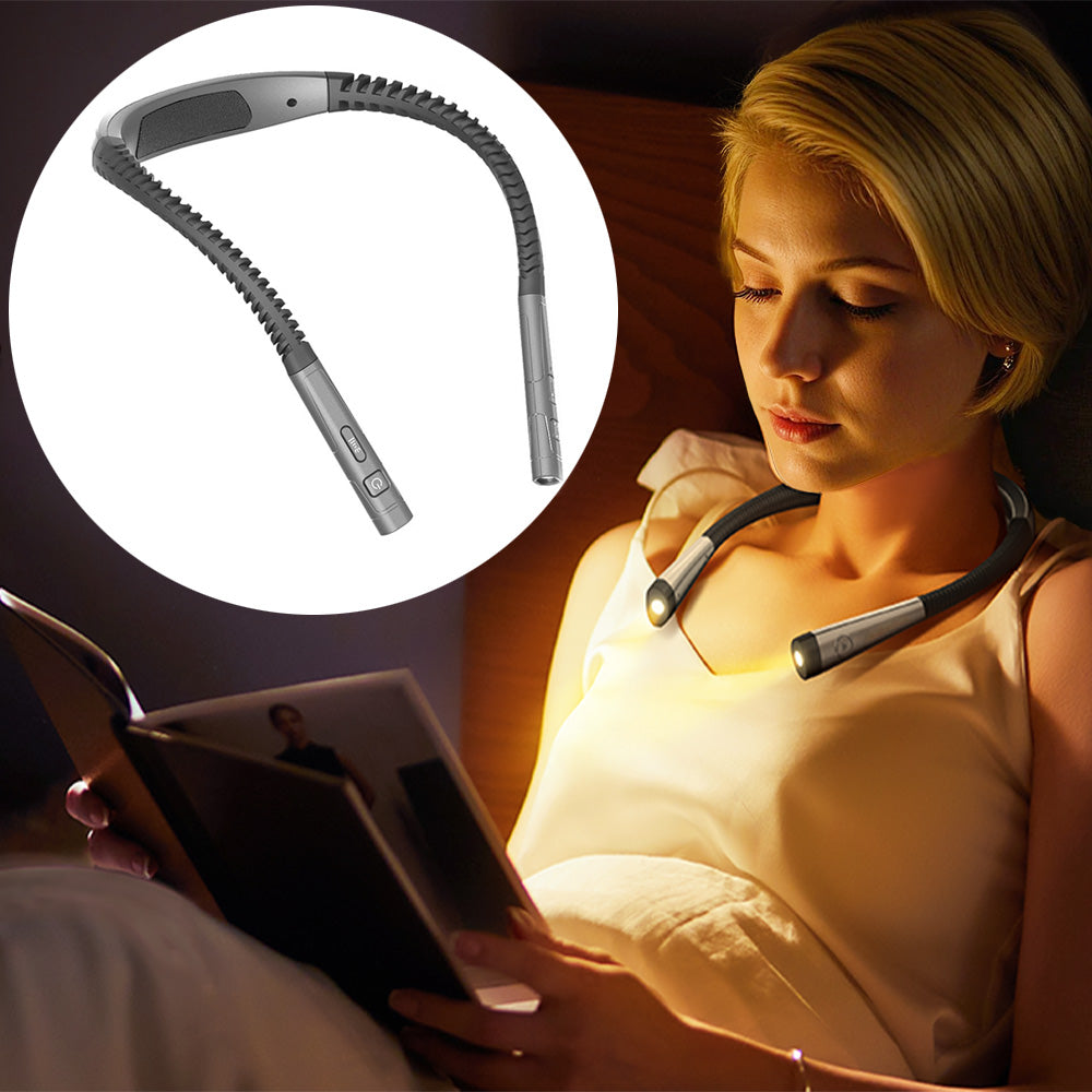 Book Light LED Neck Reading Light Comfortable for Bedtime Reading