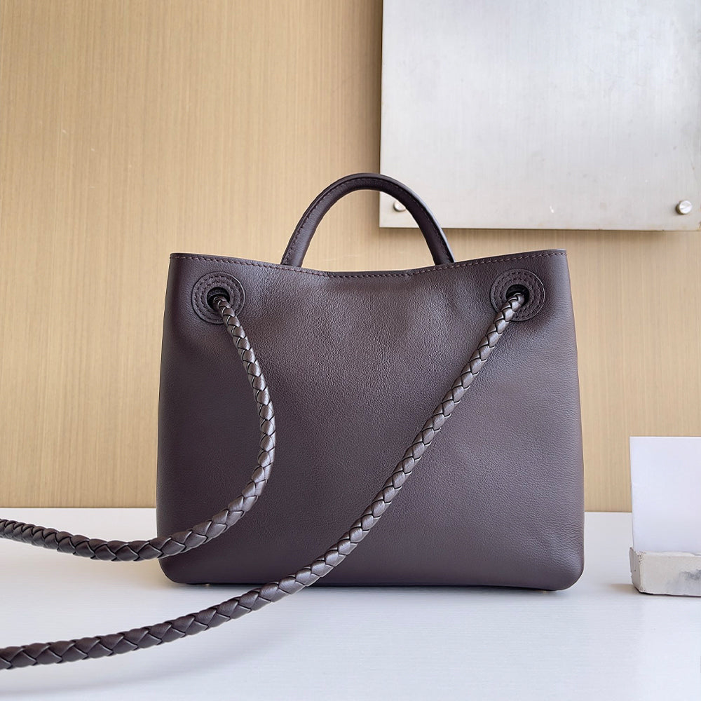 Medium Leather Bag Lamb Tote Bag,JKE-S9