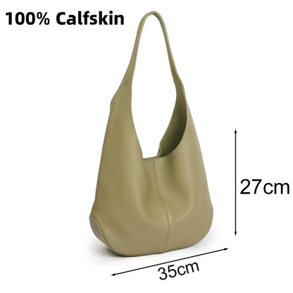 Luna Hobo Soft Bag - Premium Calfskin Leather Coach Large Ergo Alternatives