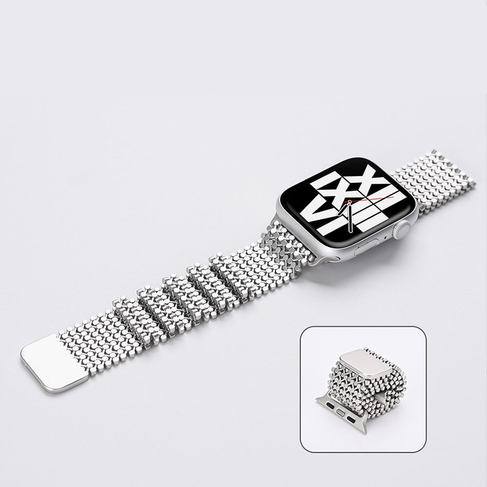 Magnetic watch chain  apple watch band apple Series 9/8/7/se/6/5 【45/44mm】 - CIVIBUY