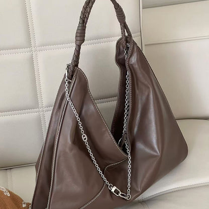 Commuting Armpit Bag Genuine Leather Hand Shoulder Bag