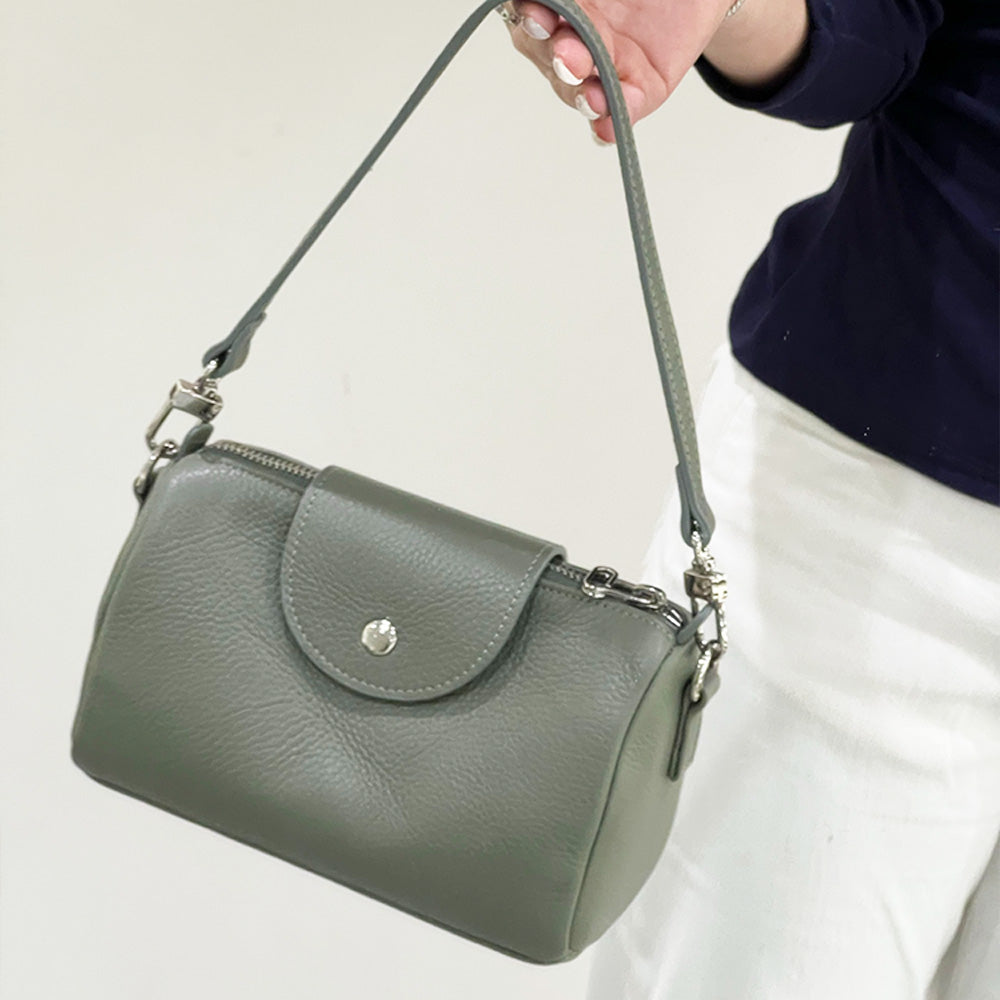 女性用レザー編みバケットバッグ レザー手編みバッグ 女性へのギフト、羊皮