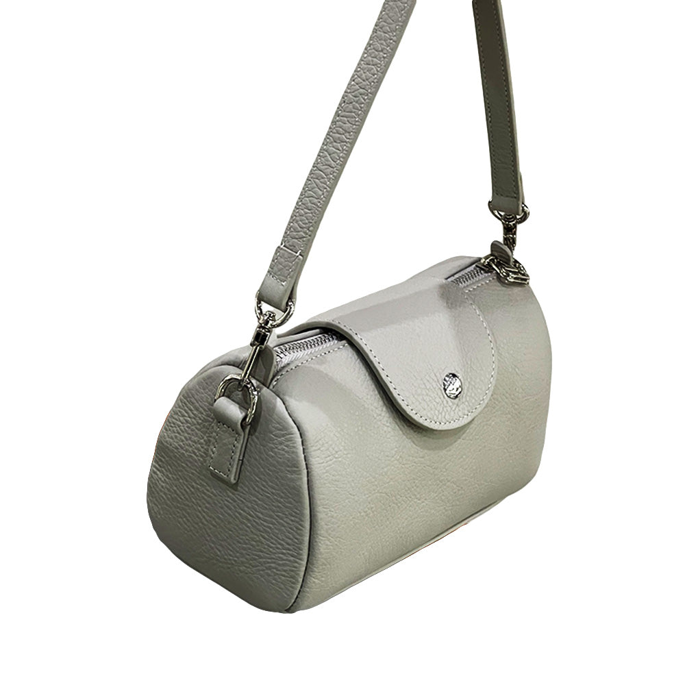 Xs Cylindrical Shoulder Bag Mini Glay Crossbody Bag