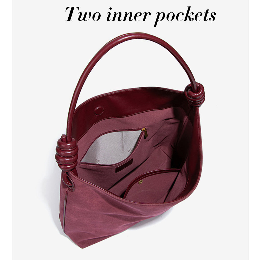 Trendy Underarm Handbag with Braided Details – Perfect for Any Outfit