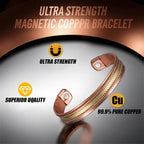 Magnetic Cuff Bracelet for Pain Relief & Circulation