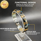 Men's Magnetic Bracelet for Pain Relief – Strong Therapy Magnets elegance for any occasion