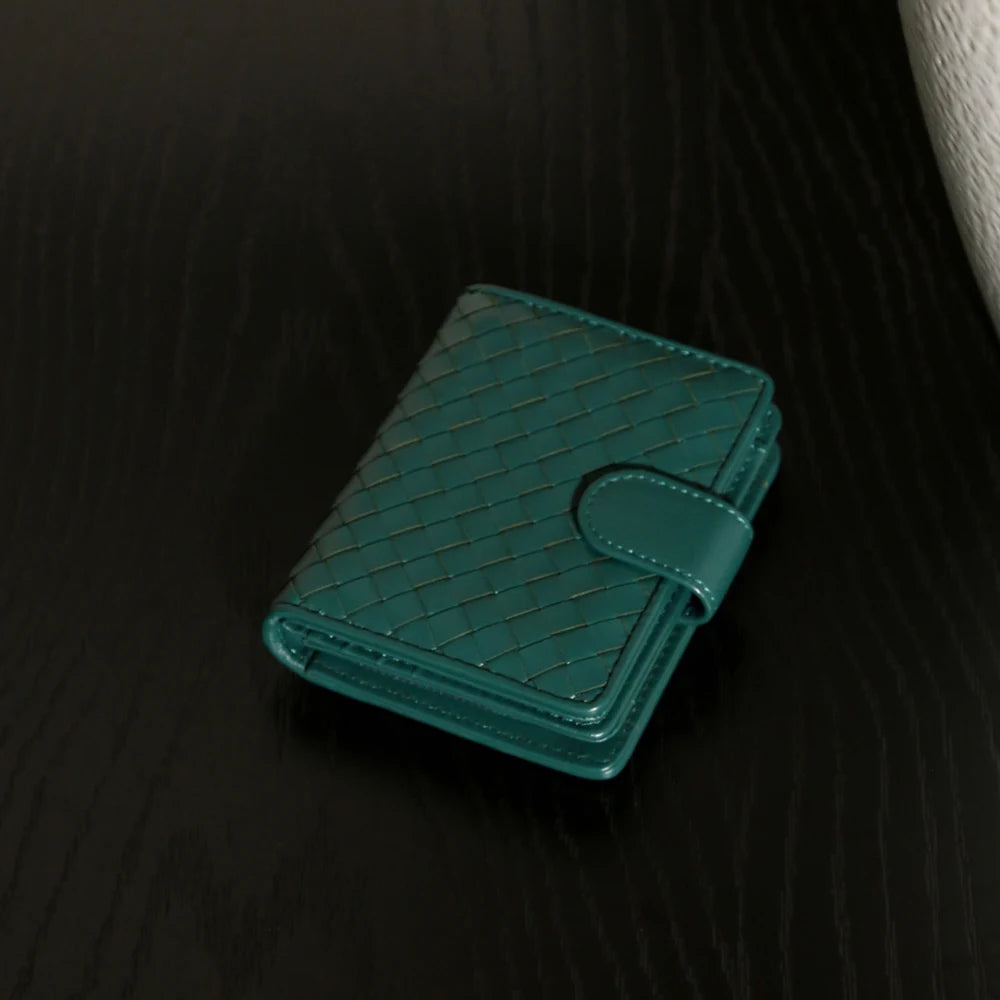 Artisanal Short Handwoven Bi-Fold Wallet