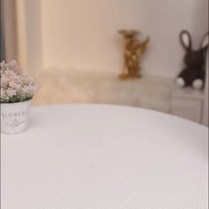 Minimalist beige woven leather handbag and pouch set for women on civibuy.com