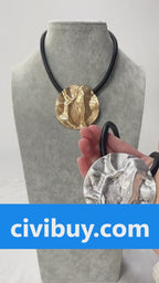 Tetras Large Geometric Pendant Necklace – Exclusive One Kéa Island Design