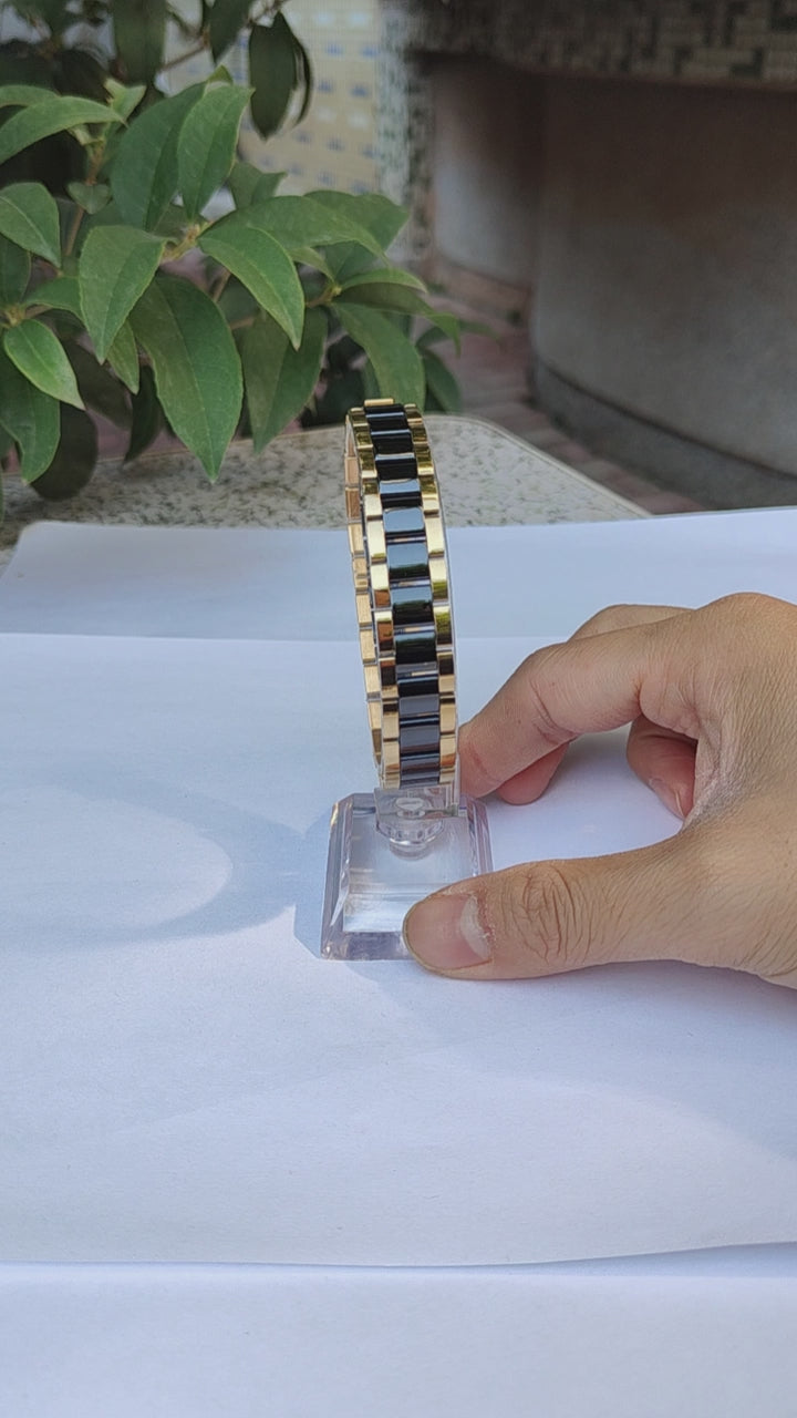 Magnetic bracelets for Pain Relief Men ceramics Black bracelet