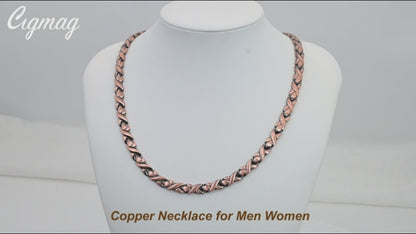 Magnetic Therapy necklace Headaches Blood circulation Necklace Copper necklace