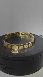 Mens Magnetic Bracelets for Arthritis Pain Relief Bracelet ,Gold
