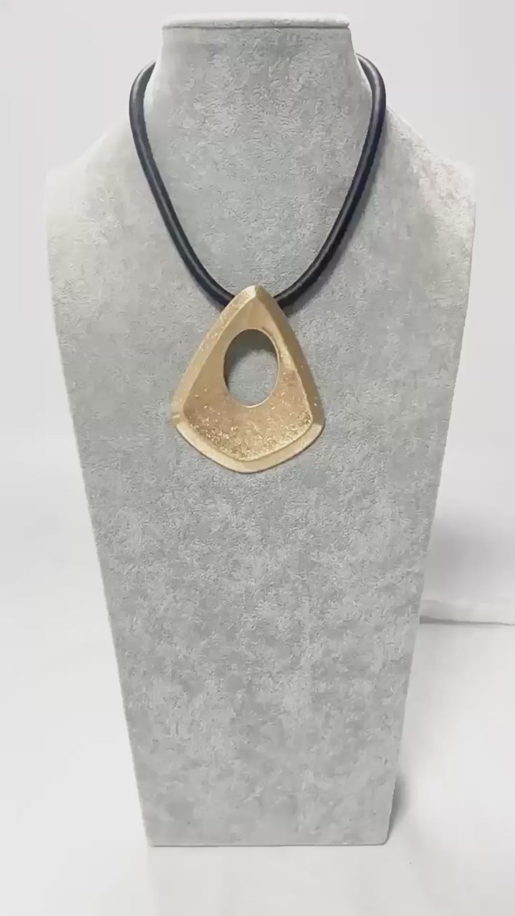 geometric gold necklace, matte gold pendant jewelry, minimalist art necklace, Civibuy wholesale near New York