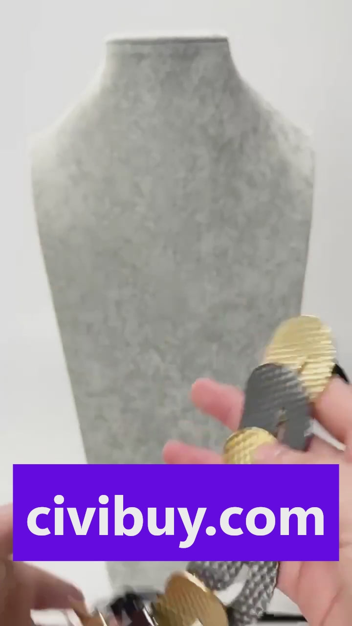 エレガントなデイリーローズゴールドとシルバーのツートンマルチレイヤーティアドロップダングルイヤリングレディース