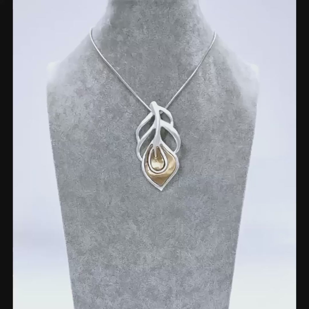 Sterling Silver Pierced Butterfly Wing Pendant Charm Pendant Birthday Gift