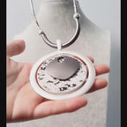 Long snake necklace Timeless Triumph silver necklace