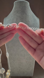 Boho Shell & Flower Necklace – Summer Beach Style Jewelry for Women