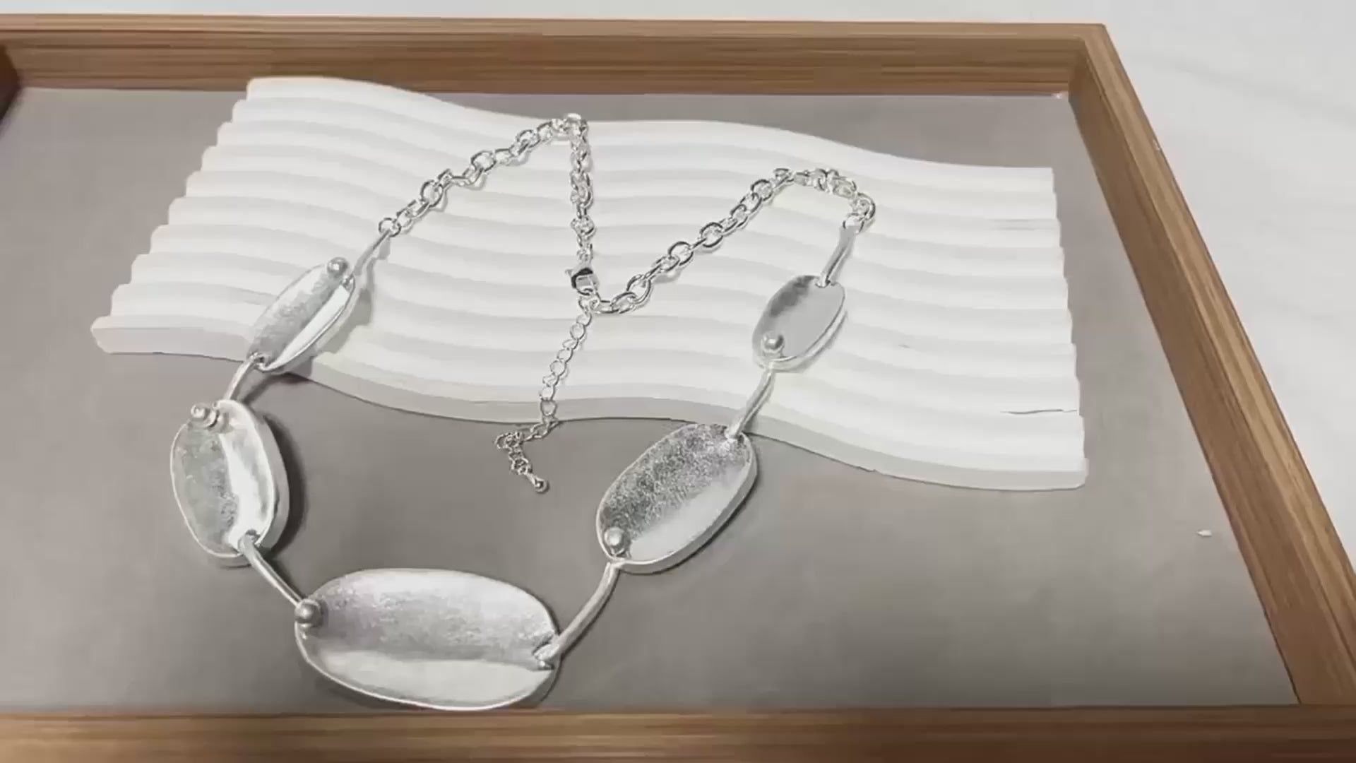 Matte & Shine textured long necklace wholesale collection. Shop trendy, unique jewelry near CA, US now at civibuy.com.