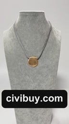 Twisted Chunky Chain Necklace Bracelet Big Ball Clavicle Chain