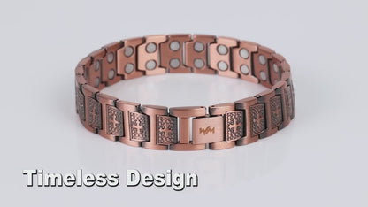 Copper bracelet fro men Power Magnetic Bracelets for Arthritis pains