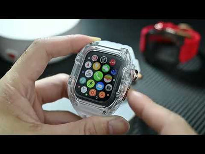 Black Transparent protective case for apple watch Ultra 2【 49mm】