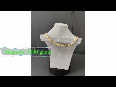 Men's Magnetic Therapy Necklaces Magnetic necklace Headaches HEL-X7