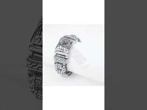 Seal Spell-armbanden voor heren Stalen Viking-schakelketting