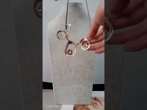 Grote diamant vergulde hanger kralen ketting