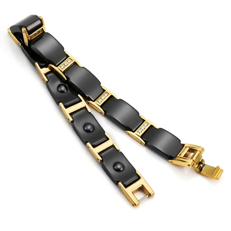 Magnetic Therapy Bracelet Zircon for Arthritis Pain Relief - CIVIBUY
