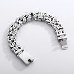 Mens Stainless Steel Doctor Strange spell Link Curb Chain Bracelet B12G-K - CIVIBUY