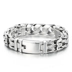 Mens Stainless Steel Doctor Strange spell Link Curb Chain Bracelet B12G-K - CIVIBUY